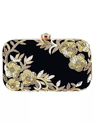 Bridal  Stone Embedded Designer Women Clutch Bag