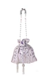 Purple Sequin Mirror embellish Evening Party Wear Potli