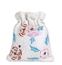White Pearl Multi Color Flower Potli Bag