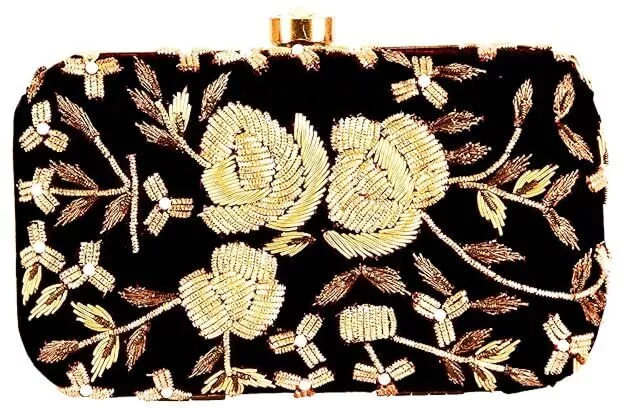 Women Designer Stylish Embellished Clutch Purse