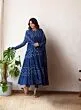 Pure Cotton Plus Size Anarkali Kurta Palazzo Dupatta Set for Women ,Flared Hem Style Kurta Set ,