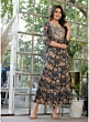Women Printed Viscose Rayon Gown Kurta (Multicolor)