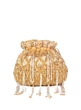 Women Luxury Party Wear Golden Evening Potli Bag