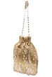Golden Pearl Bridal Evening Party Wear Potli