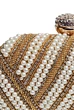 Pearl Embedded Designer Party Clutch