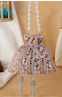 Pink Sequin Mirror embellish Evening Party Wear Potli