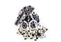 Black and White Beaded Pearl Bridal Potli Bag