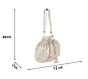 White Pearl Embellish Designer Potli Bag for Women
