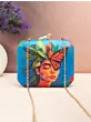 Woman Butterfly Muse Printed Clutch