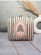 Woman Striped Christmas Tree Clutch