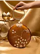 Woman Branches Blooming in Autumn Glow Round Clutch