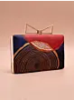 Woman Mystic Spirals Printed Clutch