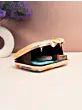 Women Peacock Prism Printed Clutch