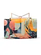 Woman Sunset Mirage Abstract Art Printed Clutch