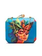 Woman Butterfly Muse Printed Clutch