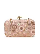 Women Blush Petal Clutch – Soft pink