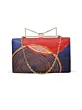 Woman Mystic Spirals Printed Clutch