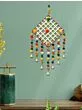 Handmade Colorful Ring Pom Pom Tassel Hanging for Home/Office/Hall Decoration (Pack of 1), Multi-Coloured