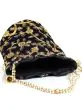Women Round Velvet Stylish Potli Pouches with Pearl Handle
