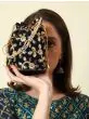 Women Round Velvet Stylish Potli Pouches with Pearl Handle
