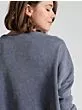 Women washed Grey Thermal Top