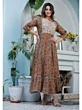 Women Printed Viscose Rayon Gown Kurta  (Multicolor)