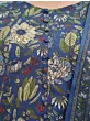 Blue Printed Straight Kurta Set With Dupatta for Women