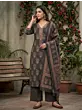 Black Printed Straight Kurta Set With Dupatta for Women