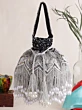 Black Bridal Long Tassels Pearl Luxury Potli Bag