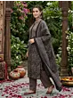 Black Printed Straight Kurta Set With Dupatta for Women