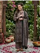 Black Printed Straight Kurta Set With Dupatta for Women