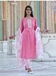 Katha Work Straight Cotton Kurta Set