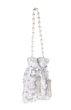 White Pearl Premium Evening Party Wear Potli