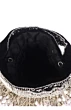 Black Bridal Long Tassels Pearl Luxury Potli Bag
