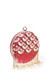 Pearl Embellish Luxury Clutch with Tassels
