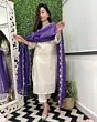 Women's Rayon Plus Size Viscose Embroidered Straight Kurta with Pant & Dupatta Set ,Bandhani/Leheriya Ethnic Suit |