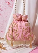 Pink Handwork Sequin Bridal Potli Bag