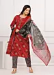 Indian cotton kurta set USA, salwar kameez online USA, Bandhini Printed Suit