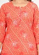 Women's Plus Size Cotton Bandhini Printed Kurta and Pant with Dupatta Set, Indian Ethnic Fashion