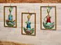 Handpainted Iron Tribal Musicians sardar frame Decorative Gift Item Showpiece for Home Decor