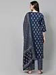 Women Pure Cotton Plus Size Kurta Pant Set with Dupatta,Indian Ethnic Fashion