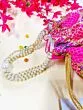 Multicolor Thread Embroidered Pink Potli for Women
