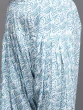 Plus Size Women Blue Floral Motifs Printed Pure Cotton Kurta Set