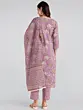 Women Pure Cotton Plus Size Kurta Pant Set with Dupatta, Indian Salwar Kameez