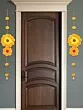 Handmade Artificial Marigold Fluffy Flowers Door&Wall Hanging For Home/Office Decoration