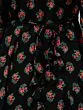 Women's Cotton Buta Print Black Anarkali Kurta
