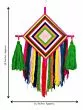 Handmade Colorful Woolen Kite Tassel Hanging for Home/Office/Hall Decoration (Pack of 1), Multi-Colour