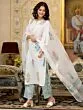 FABDIA Plus Size Women's Rayon Viscose Straight Printed Kurta with Pant & Dupatta Set