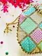 Multicolor Thread Embroidered Green Potli for Women