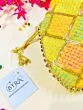 Multicolor Thread Embroidered Yellow Potli for Women